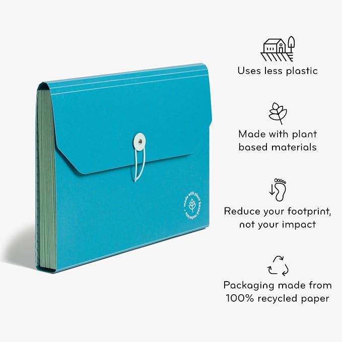 U Brands 13-Pocket Accordion File Organizer, Letter Size, Expandable File - Image 5