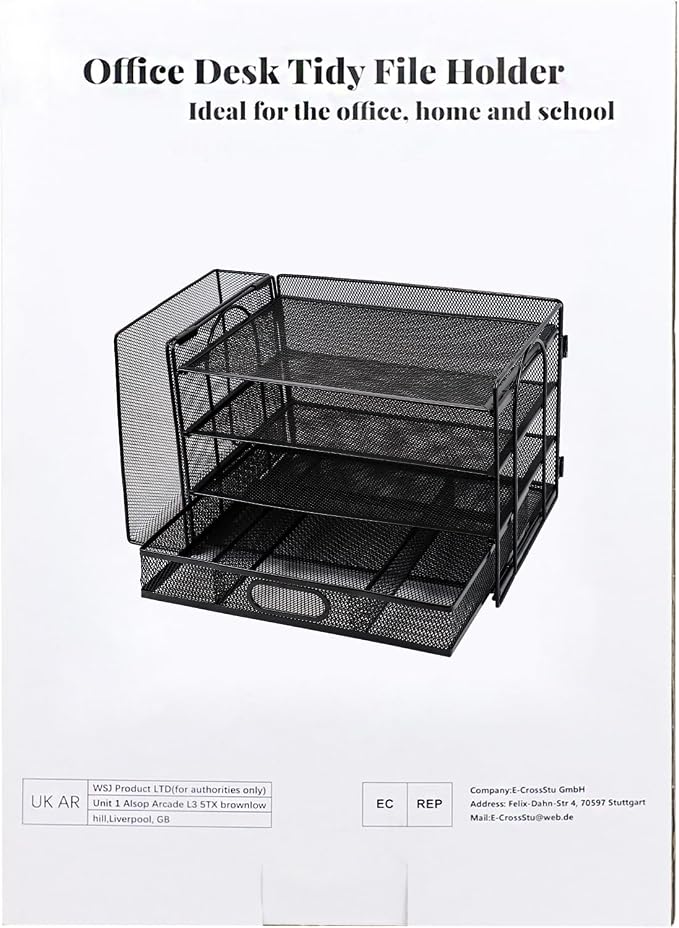 4 Tier Desk File Organiser - Image 2