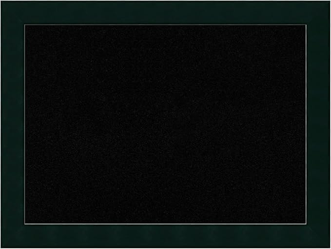 Amanti Art Black Cork Board for Wall, 24x32 Vision Board with Black Wood Frame, Medium Corkboard Office Decor for Home Organization, Modern Corkboard Pinboard to Display Items for Home Organization-DeskLoop Office