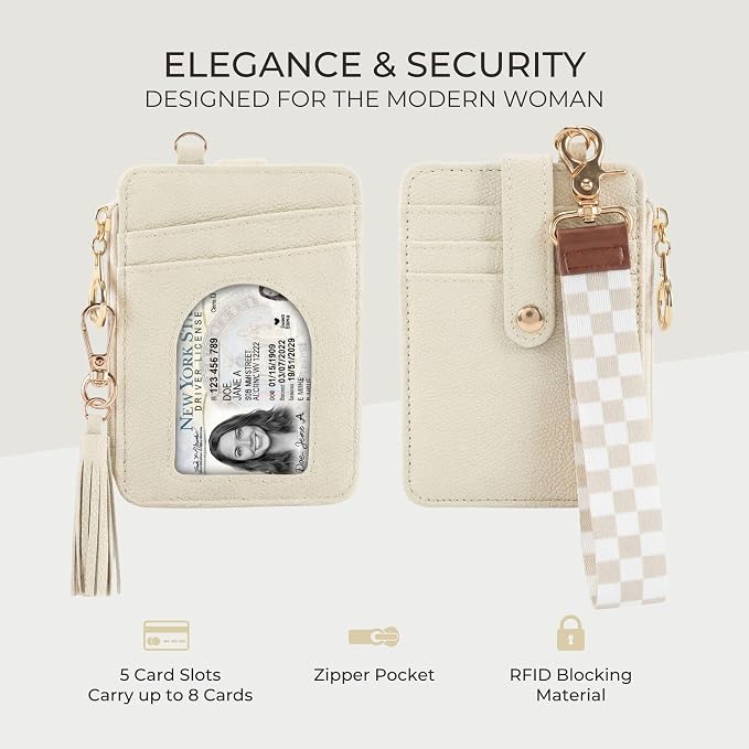 Stylish Wristlet Keychain Wallet - Image 5