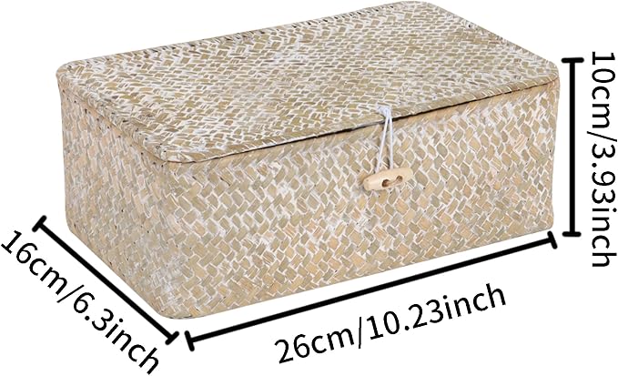 FEIALNDUO Wicker Shelf Baskets - Image 4