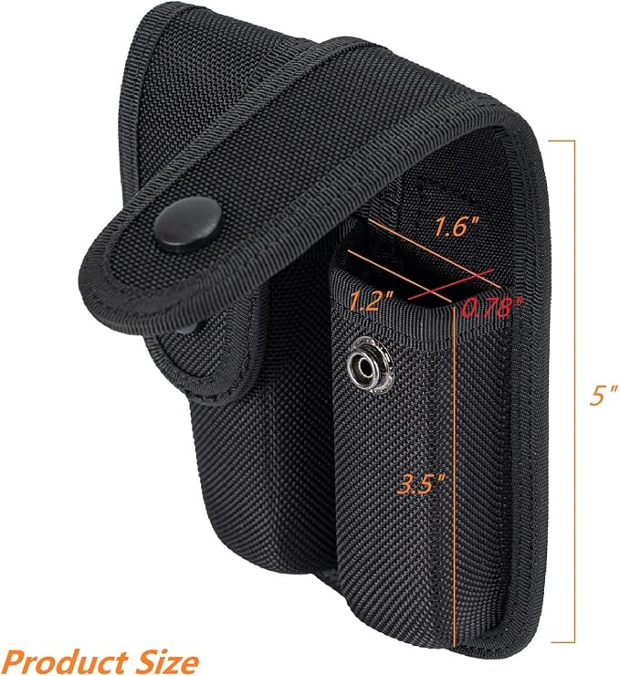TACNEX Single/Double Magazine Pouch Duty Belt Nylon Mag Holder Pistol Mag MOLLE - Image 3