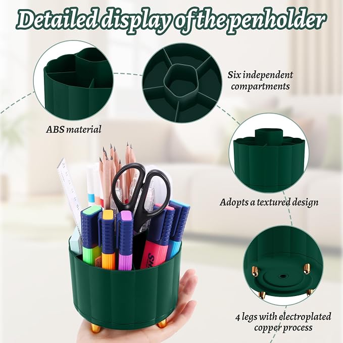 Desktop Organizer 360 Rotating, - Image 5