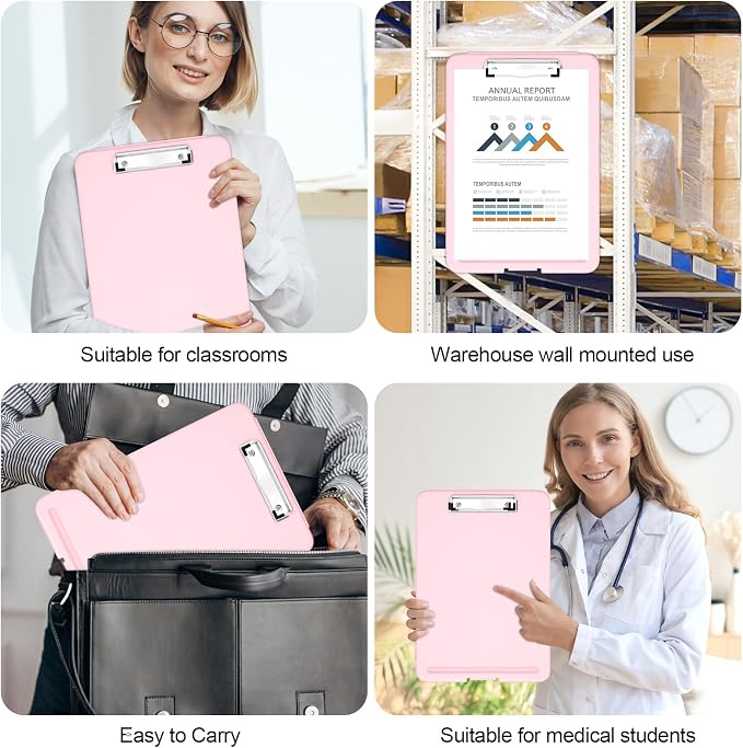 Hongri Clipboard with Storage, 8.5 x 11 Clip Board Foldable, Size 13.4 x 9.4 X - Image 7