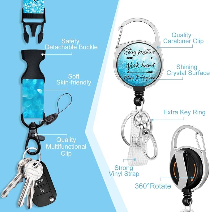 Piefly Lanyards for Id Badges, Positive Badge Holder - Image 4
