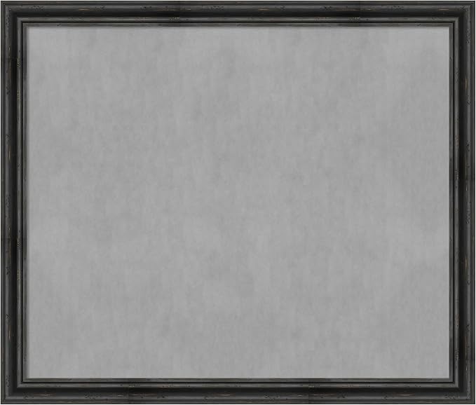 Amanti Art Black Framed Magnetic Board 45x53 Oversize Vision Board by AmantiArt