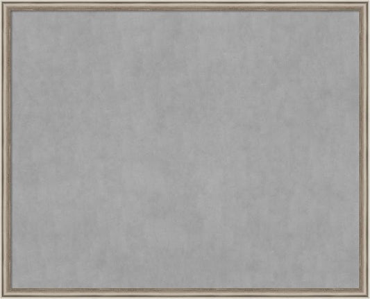 Amanti Art Silver Framed Magnetic Board 34x42 X-Large Vision Board by AmantiArt