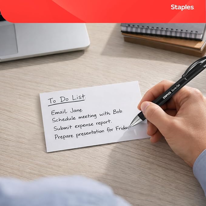 Staples Index Cards, 500 Pack – Unruled Cards - Image 3