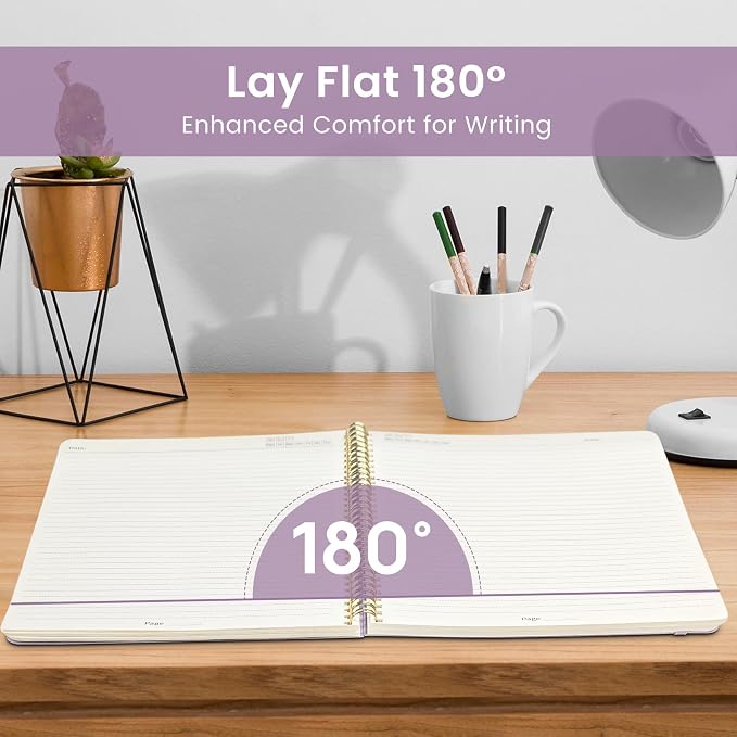 Taja Spiral Lined Notebook, 8.5"x11" Notebooks - Image 4