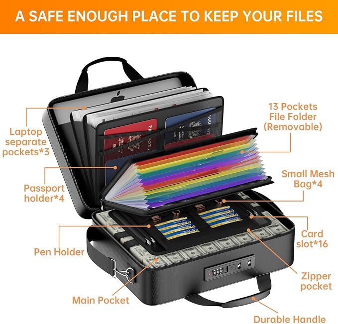ENGPOW Fireproof Document Box - Image 9