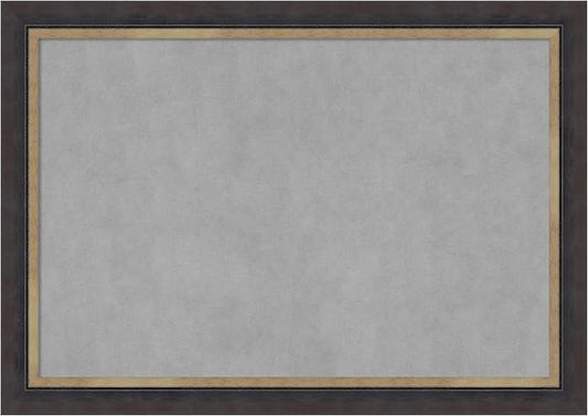 Amanti Art Black Framed Magnetic Board 29x41 Large Vision Board by AmantiArt