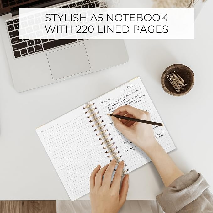 Aesthetic Thick Spiral Notebook Journal - Image 3