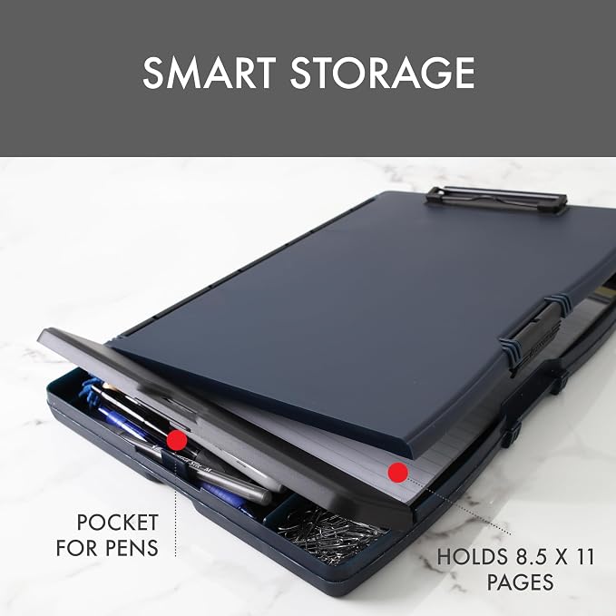Dexas Folio Clipcase Professional Storage Clipboard - Image 3