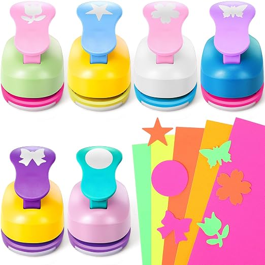 CHENGU 1 Inch 16 Pcs Craft Hole Punch Set by CHENGU