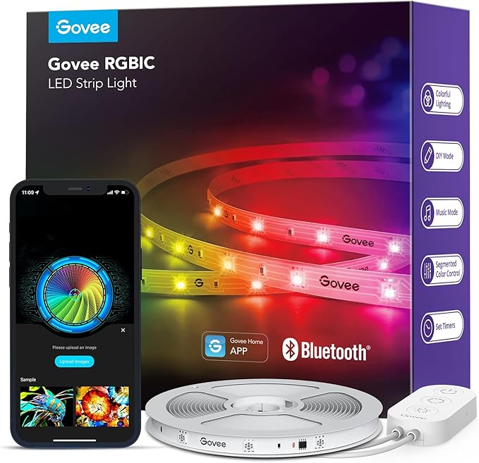 Govee RGBIC LED Strip Lights, 32.8ft Smart LED Lights by Unknown