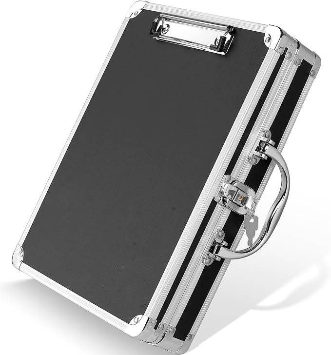 Sooez Key Lock Clipboard Storage Box, Heavy Duty Clipboard by Sooez