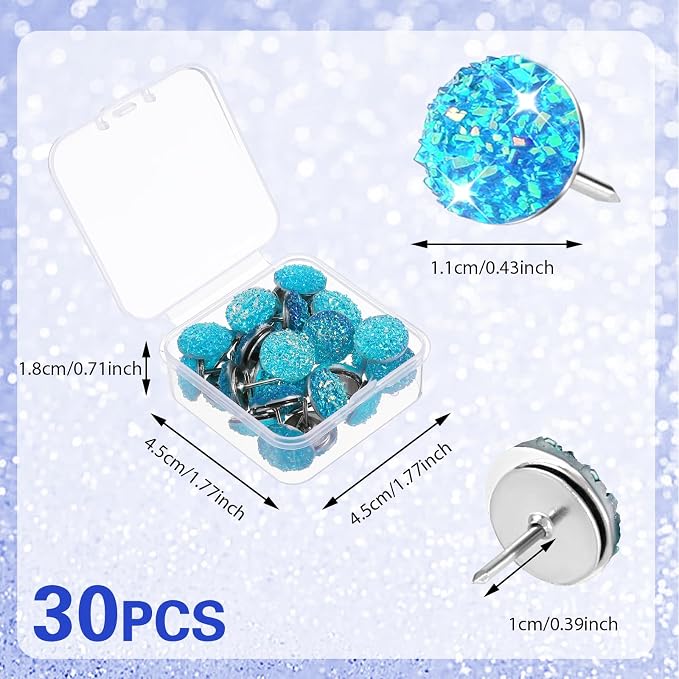 Mabor 30Pcs Decorative Thumb Tacks - Image 2