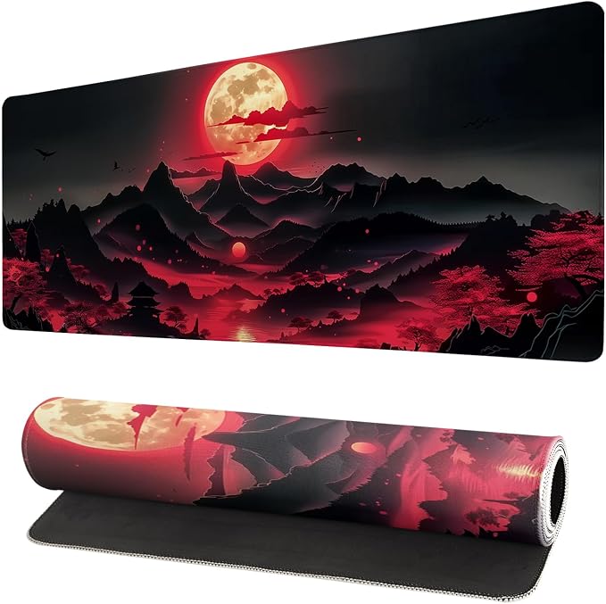 Extended Gaming Mouse Pad, Large Desk Mat XL Anime Mouse Pad Waterproof by Brecoy