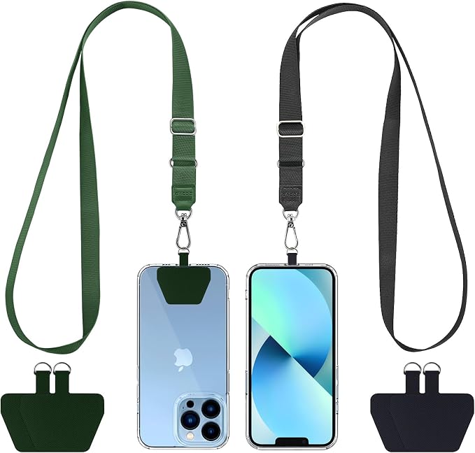 CACOE Phone Lanyard 2 Pcs-Adjustable Neck Strap, Universal Crossbody Lanyards by CACOE