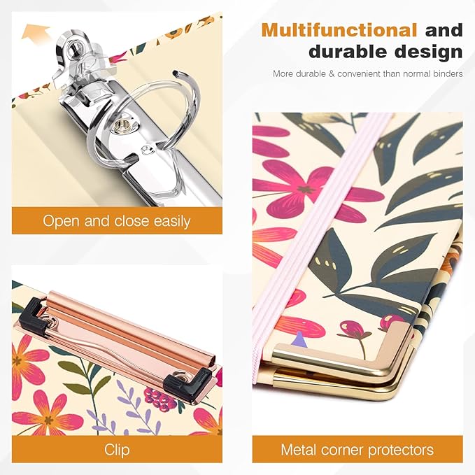Ospelelf Mini 3 Ring Binder 1 Inch, Cute Binder - Image 5