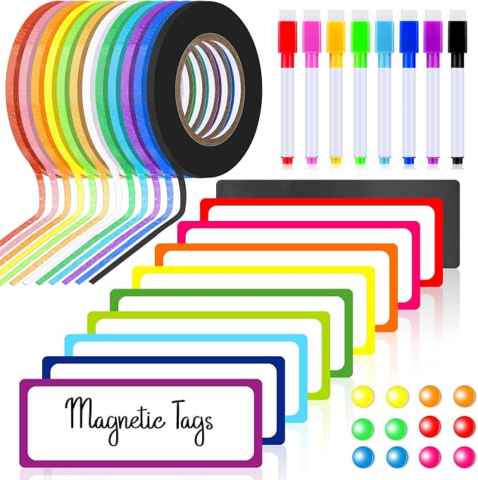 Meanplan 176 Pcs White Board Accessories Set Include 144 Magnetic Dry Erase by Meanplan