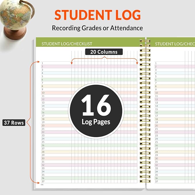 SUNEE Teacher Planner 2026-2027 Academic Year, Lite Lesson Planner Book - Image 4