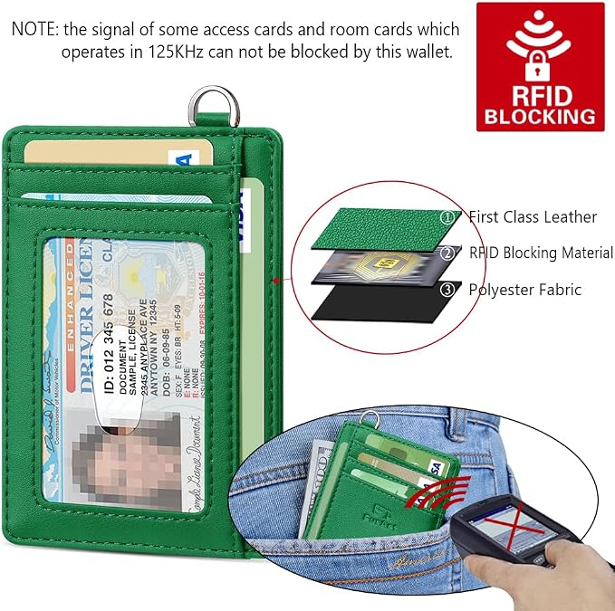 FurArt Slim Minimalist Wallet RFID Credit Card Holder - Image 5