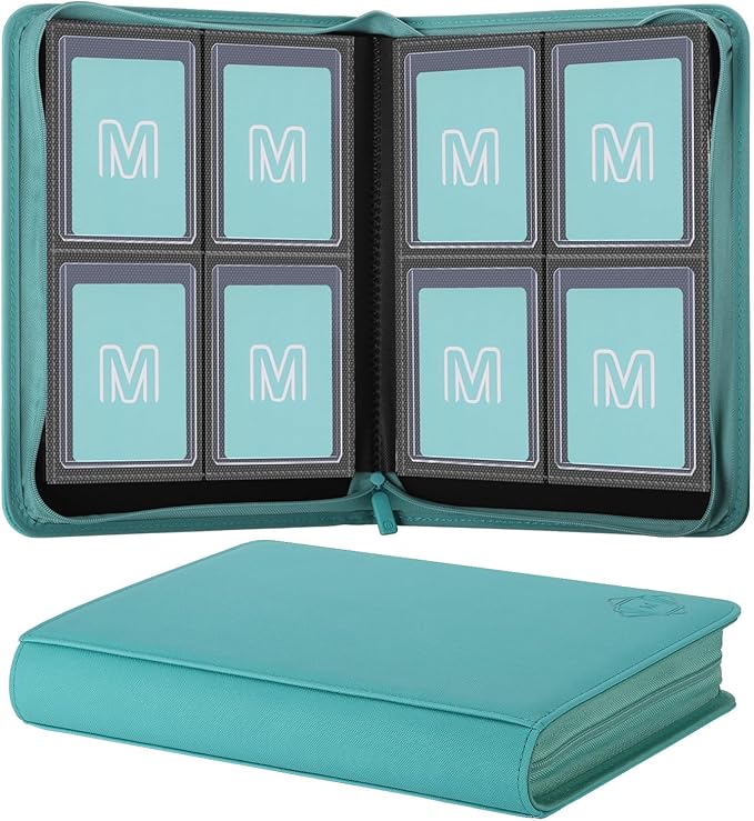 Toploader Binder, 4-Pocket Side Load Trading Card Album, Holds 128 Cards by MOSLA