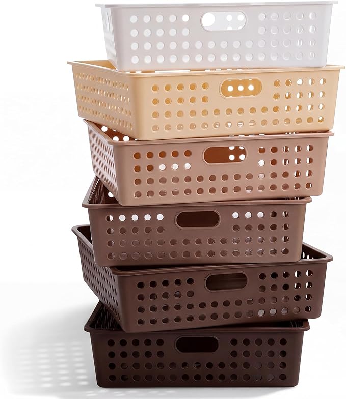 Geetery 6 Pack Classroom Storage Baskets by Geetery