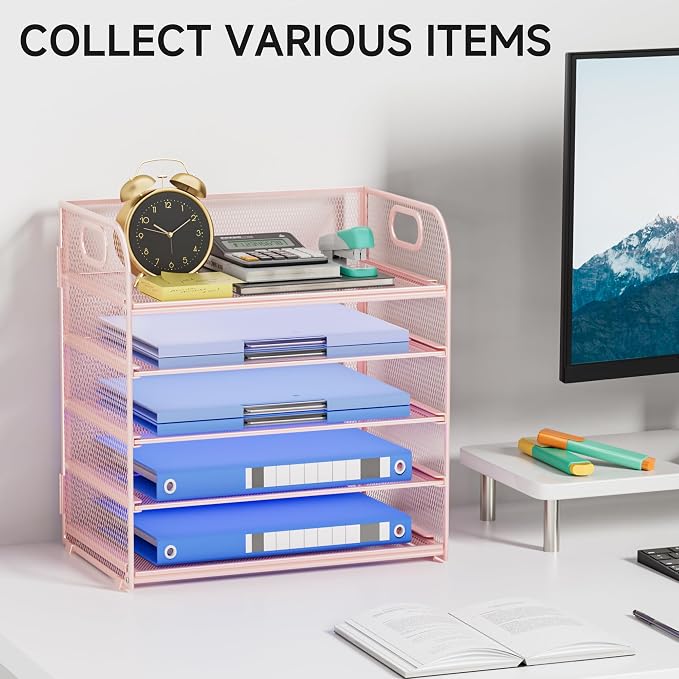 5-Tier Stackable Paper Organizer - Image 7