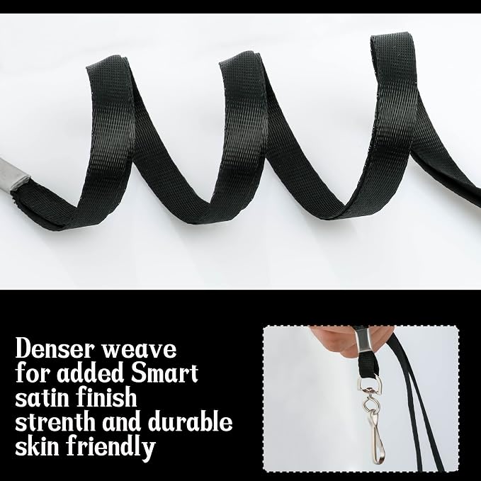 LOCONHA 50 Pack black lanyards Lanyards - Image 3