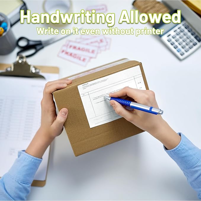 4x6 Thermal Labels, Shipping Address Label (Pack of 100 4x6 Roll Labels) - Compatible with JADENS, Phomemo, Rollo, Zebra, Omezizy and Other Thermal Printers-DeskLoop Office