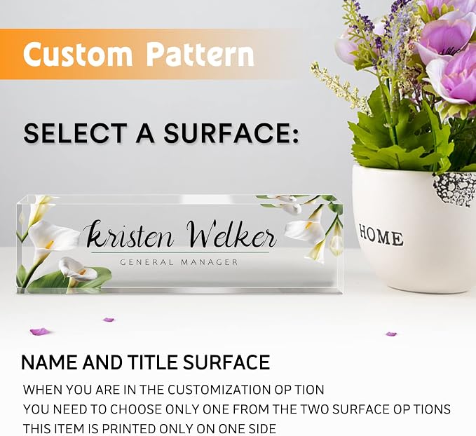Desk Name Plate Personalized, Custom Name Plates - Image 3