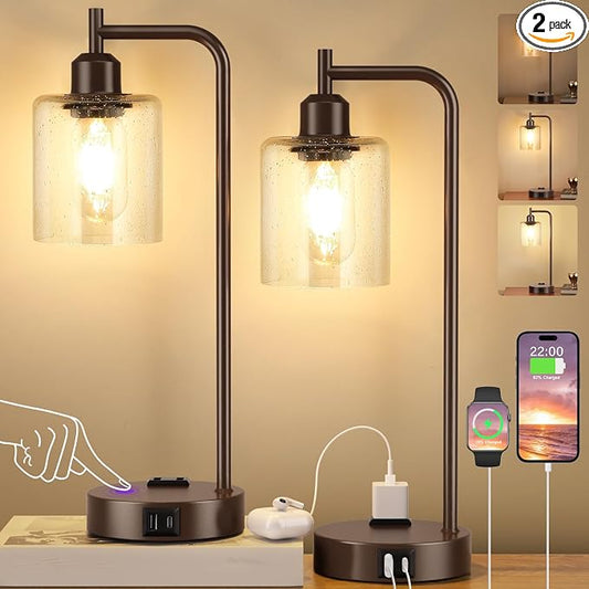 Innqoo Industrial Touch Table Lamps by Innqoo