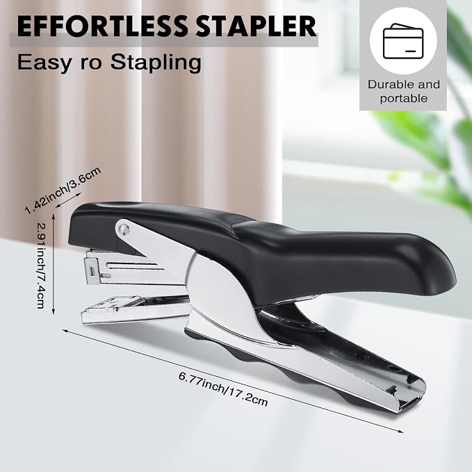 Yexiya Heavy Duty Plier Stapler Heavy Duty Office Hand Held Stapler Effortless - Image 2