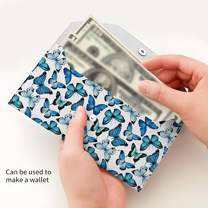 Cash Envelope Wallet Cute PU Leather Envelopes Bag - Image 4