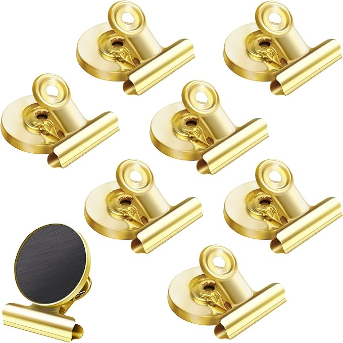 8 Pack Refrigerator Magnets Fridge Magnets Magnetic Clips Heavy Duty Magnetic by JTIEO