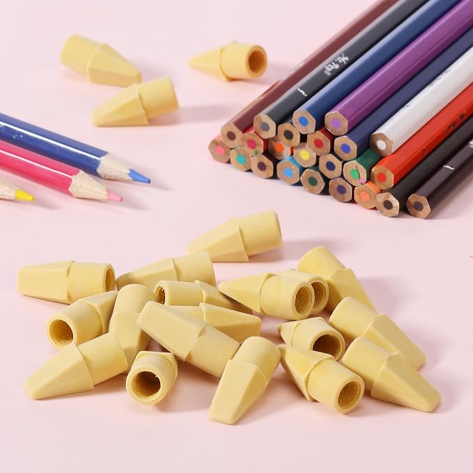 Mr. Pen- Pencil Eraser Toppers, 120 Pack, Cap Erasers | Pencil Top Erasers - Image 6