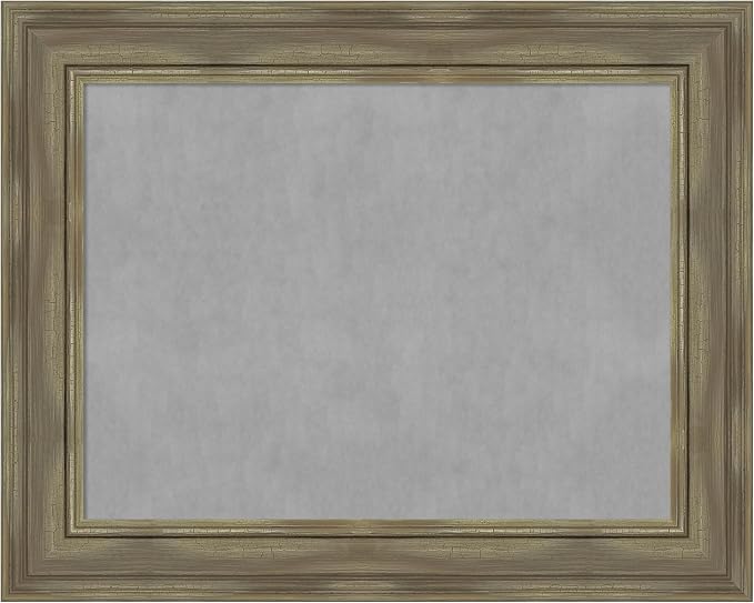 Amanti Art Grey Framed Magnetic Board 24x30 Medium Vision Board by AmantiArt
