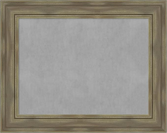 Amanti Art Grey Framed Magnetic Board 24x30 Medium Vision Board by AmantiArt