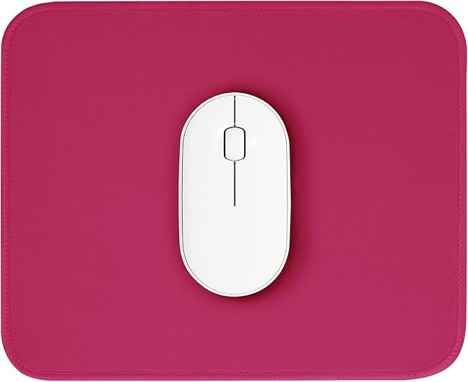 red Mouse Pad, Nice and Cute Mouse Pad, Splash-Proof Textured 10.2 x 8.2Inch by ZYAOTWQZ