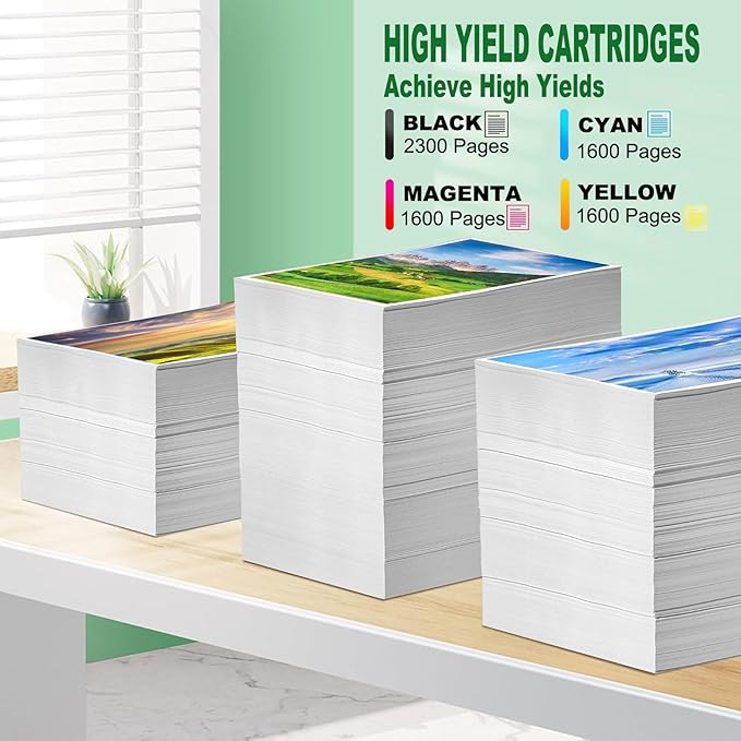 936E 936XL 936 Ink Cartridges Combo Pack Replacement for HP 936E 936XL Ink Cartridges Combo Pack for OfficeJet Pro 9120e 9125e 9730e 9130 9135e 9122e 9128e 9110b 9120b 9130b 9130e Printers, 4 Pack-DeskLoop Office