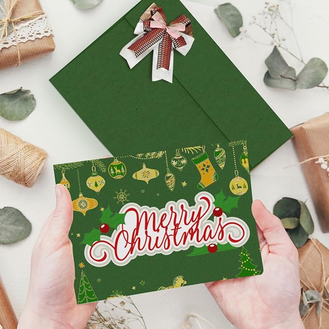 Dark Green Envelopes A2 100 Pack Self Seal, Goefun 120 GSM Printable Invitation - Image 7