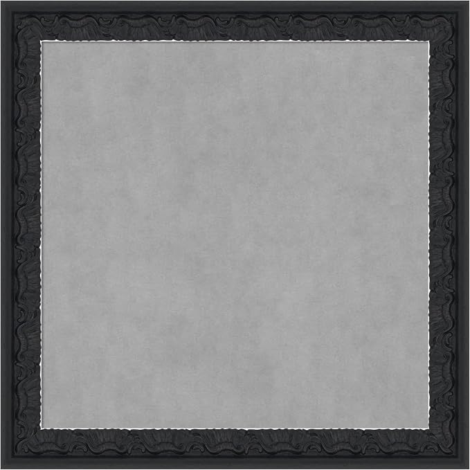 Amanti Art Black Framed Magnetic Board 14x14 X-Small Vision Board by AmantiArt