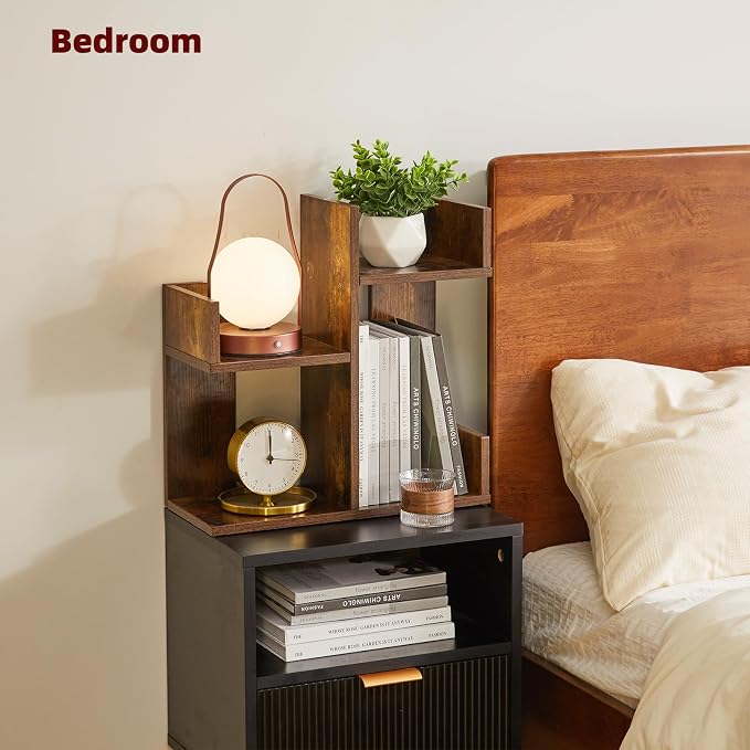 Aibiju Book Display Shelf Small Desk Organizer, Desk Top Storage Organizer - Image 4