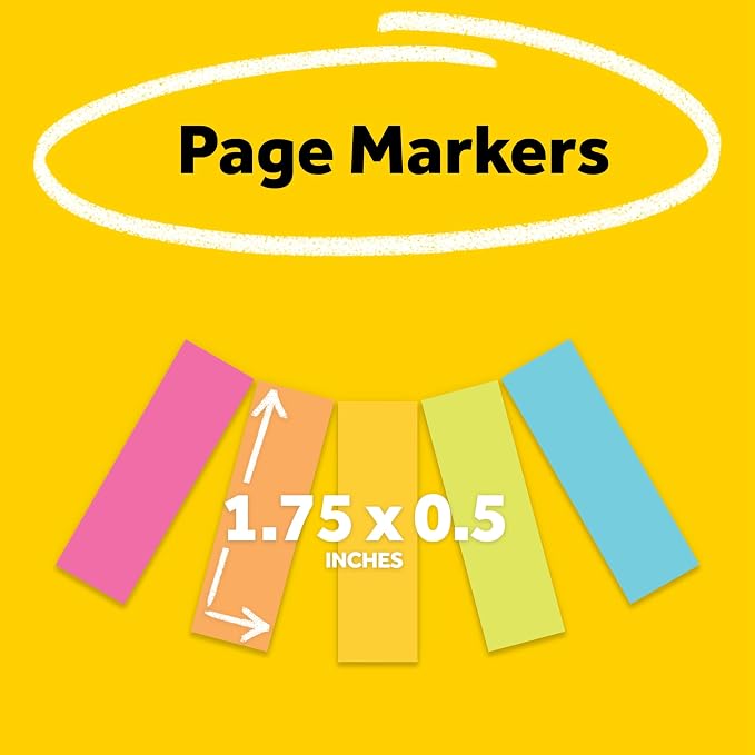 Post-it Page Markers Sticky Tabs - Image 2
