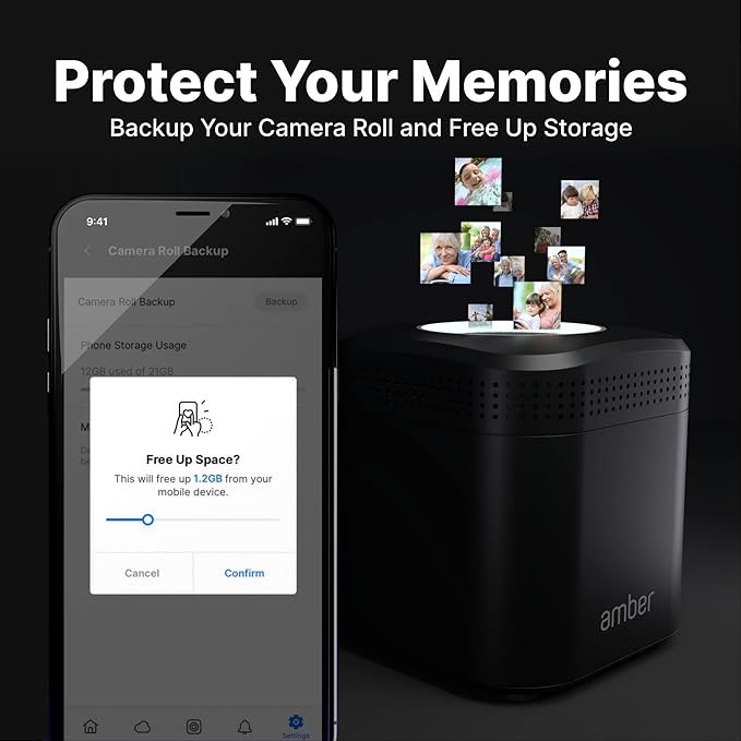 AmberPRO Personal Cloud Storage Device + AC2600 WiFi Router. Dual 1TB Hard Drives with RAID 1 or Optional 2TB with RAID 0. Plex and Home Assistant. iOS/Android/Windows/Mac Compatible. AM1211-1TB-DeskLoop Office