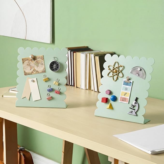 Gueevin 2 Pcs Magnet Board Standing Magnetic Metal Board - Image 6