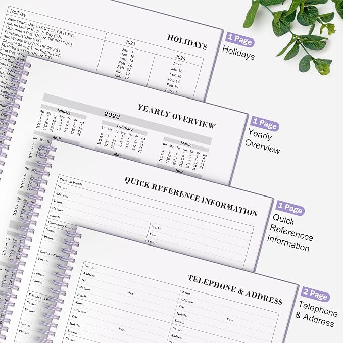 Planner Undated, Asten Daily Planner Agenda - Image 5