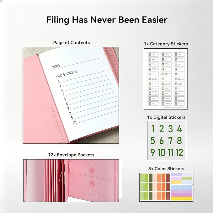 Important Document Organizer, File Folder - Image 4